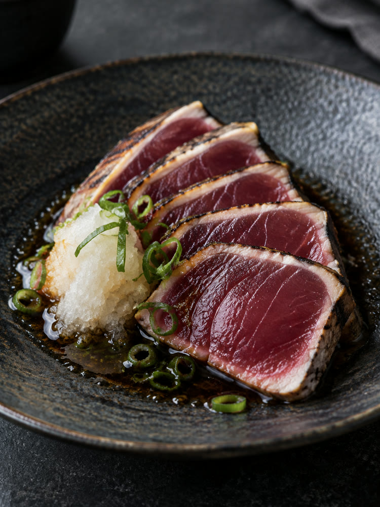 Seared bonito